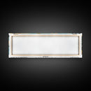 Honolulu Hawaii Panoramic Wall Art, Mid Century Modern Framed Canvas Print, Retro Pop Art Travel Poster, Living Room Art, Office Decor, Wall Hanging