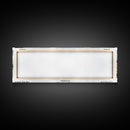 Tampa Florida Panoramic Wall Art, Mid Century Modern Framed Canvas Print, Retro Pop Art Travel Poster, Living Room and Office Wall Art