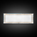 Lewisville Texas Panoramic Painting, Mid Century Modern Framed Canvas Print, Retro Pop Art Travel Poster, Living Room Decor