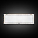 Midland Texas Panoramic Wall Art, Mid Century Modern Framed Canvas Print, Retro Pop Art Travel Poster, Living Room Art