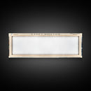 Bolton Lakes Connecticut Framed Canvas Print, Panoramic Lake House Art, Scenic View, Travel Poster, Modern Art, Lake Painting