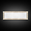 Echoing Lake Framed Canvas Print, Lake House Decor, Panoramic Wall Art, Travel Poster, Rustic Lake Painting, Home Decor
