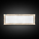 Lake Mead Framed Canvas Print, Lake House Decor, Panoramic Wall Art, Travel Poster, Serene Landscape Painting, Living Room Decor