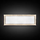 Lake Winchester Connecticut Framed Canvas Print, Lake House Decor, Panoramic Wall Art, Travel Poster, Landscape Painting, Contemporary Art