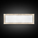 Sechrist Lake Indiana Framed Canvas Print, Lake House Decor, Panoramic Wall Art, Travel Poster, Serene Lake Painting, Bedroom Decor