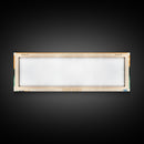 Dore Lake Saskatchewan Framed Canvas Print, Midcentury Modern Panoramic Wall Art, Living Room Decor, Pop Art, Travel Poster Art, Scenic Nature Painting