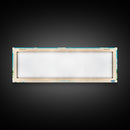 Lake Saint Clair Michigan Framed Canvas Print, Panoramic Wall Art, Midcentury Modern, Pop Art, Bedroom Art, Travel Poster, Lake House Decor