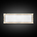 Leberge Lake, Yukon Panoramic Wall Art Framed Canvas Print, Midcentury Modern, Pop Art, Home Decor, Travel Poster, Bedroom Art