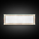 Rose Valley Lake, Pennsylvania Framed Canvas Print, Panoramic Travel Poster, Midcentury Modern Art, Bedroom Decor, Pop Art, Wall Art