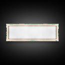 Wailua Reservoir, Hawaii Framed Canvas Print, Panoramic Lake House Art, Midcentury Modern Decor, Pop Art, Travel Poster, Living Room Wall Art