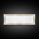 Walden Pond, Massachusetts Framed Canvas Print, Panoramic Lake House Decor, Midcentury Modern Art, Pop Art, Travel Poster, Bedroom Wall Art