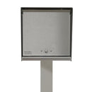 The Original UptownBox in JET BLACK - Modern Mailbox