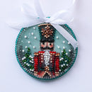 Ballet of the Winter Night Nutcracker Christmas Ornament Bead Embroidery Kit by Abris Art ABT-067