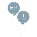 Balloon Birth Milestone Card