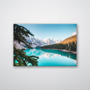 Banff Alternative Print Metal Wall Art – Canadian Rocky Mountain Scenic Wall Decor