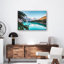 Banff Alternative Print Metal Wall Art – Canadian Rocky Mountain Scenic Wall Decor