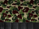 Bape Camo Wallpaper Mural. Grey Camo Streetwear Hype Beast Aesthetics.