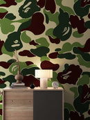 Bape Camo Wallpaper Mural. Pink Camo Streetwear Hype Beast Aesthetics.