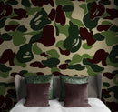 Bape Camo Wallpaper Mural. Pink Camo Streetwear Hype Beast Aesthetics.