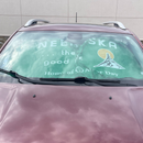 Foldable Windshield Sun Shade Visor  | 57.25" x 26.75" | Nebraska State Historical Society