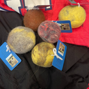 Reusable Alpaca & Llama Wool Dryer Balls | Colors Vary | Buckshollow Alpacas
