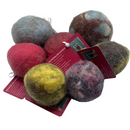 Reusable Alpaca & Llama Wool Dryer Balls | Colors Vary | Buckshollow Alpacas