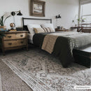 Barny Beige Flat Pile Washable Rug
