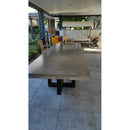 Barocco Aesgaard Lightweight Concrete Rectangular Dining Table - (W)39" (L)110" (H)29.5"