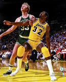 Larry Bird v. Magic Johnson 8" x 10" Basketball Photo