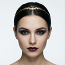 Bat Power Headband Tiara in Silver or Gold | Spooky Headwear Accessory | Halloween, Goth Hairpiece