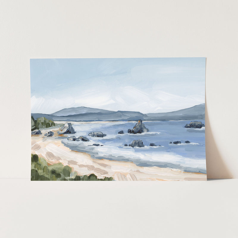 "Battle Rock Beach" Art Print