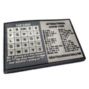 Storage Pocket Patch: Morse and Tap Code