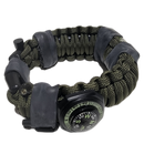 The Escape Evade Pathfinder: Military & Tactical Strap w/ SERE kit, Compass, Kevlar Saw, Cuff Key.