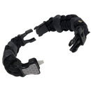 EDC Prepper - Paracord Bracelet Urban Tool Kit Equipped w/ LED Light, fire starter, blade, compass.