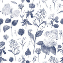 Grey Lilac Pattern Wallpaper