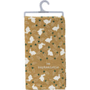 Be Hoptomistic Dish Cloth Towel | Novelty Tea Towel | Cute Kitchen Hand Towel | 20" x 26"
