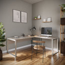 Custom L-Shaped Executive Desk 60” x 60” | Reversible Return
