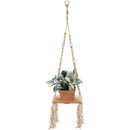 Beaded Rectangle Plant Hanger | Hanging Plant Pot Holder | 31"