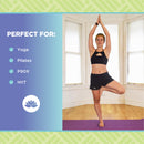 SuperLite TPE Yoga Mat - Extra Thick with Mandala & Energy Centering Line