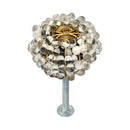 Mascot Hardware Beauty Art 1-3/8 in. Large Beads White Cabinet Knob
