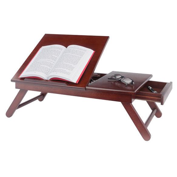 Wood Desk - Multi-Tasking Computer or Breakfast Tray - Natural Wood - Portable