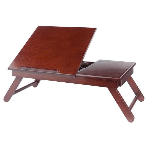 Wood Desk - Multi-Tasking Computer or Breakfast Tray - Natural Wood - Portable