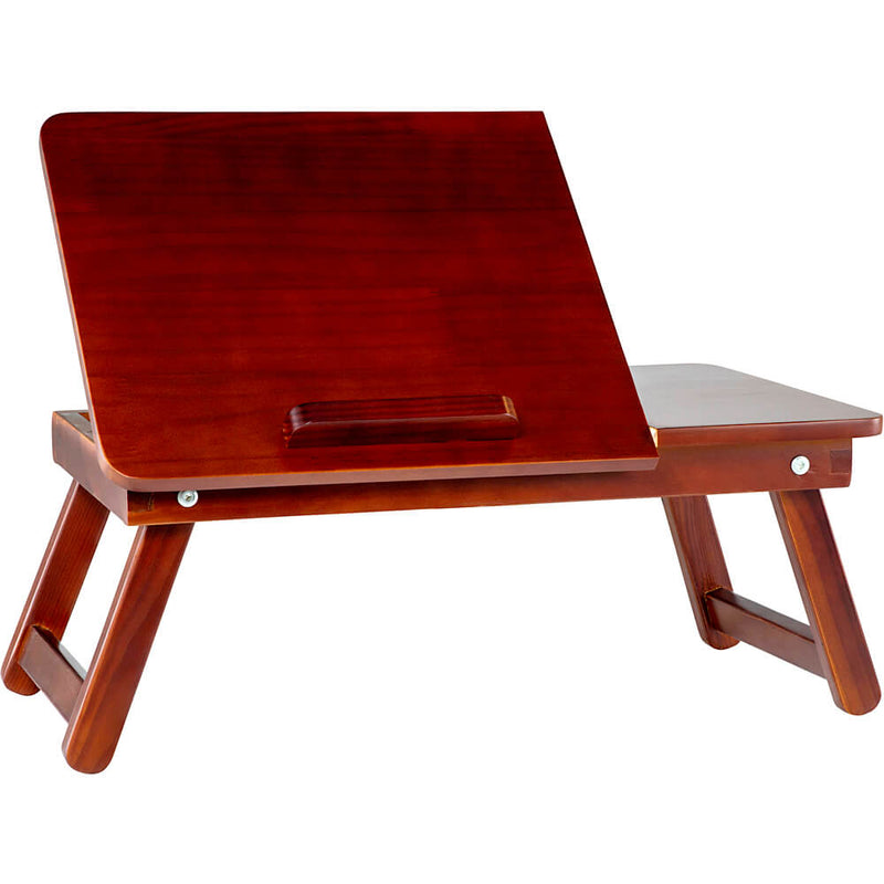 Wood Desk - Multi-Tasking Computer or Breakfast Tray - Natural Wood - Portable