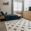 Bede Washable Swiss Cross Rug - 9x12 Clearance