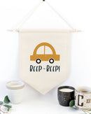 Beep Beep Hanging Wall Banner
