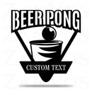 Beer Pong Monogram