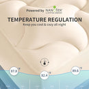 Cooling Mattress Pad Beige for Hot Sleepers