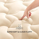 Cooling Mattress Pad Beige for Hot Sleepers