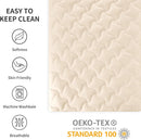 Cooling Mattress Pad Beige for Hot Sleepers