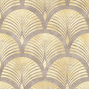 Beige Gold Effect Art Deco Style Luxury Wallpaper